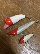 Penex (ers Club) Splasher and ibration, and a set of 3 unnamed topwater lures.