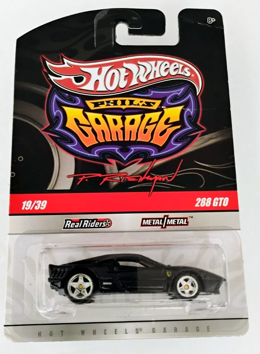 Hot Wheels Ferrari Black Contemporary Manufacture Diecast Cars