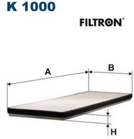 Filtron K1000 Filter FüR Innenraumluft Innenraumfilter Filter Innenraum