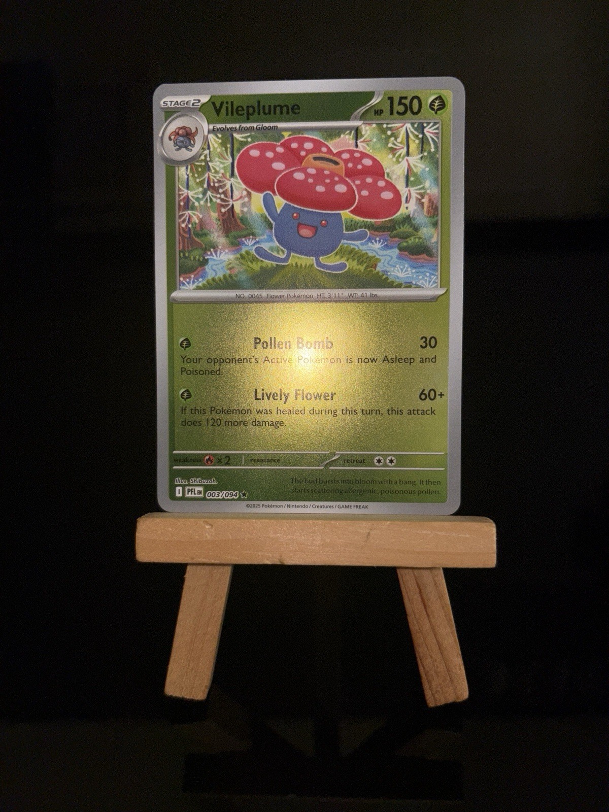 VILEPLUME 003/094 Phantasmal Flames NM - Reverse Holo Rare - Pokémon TCG Card