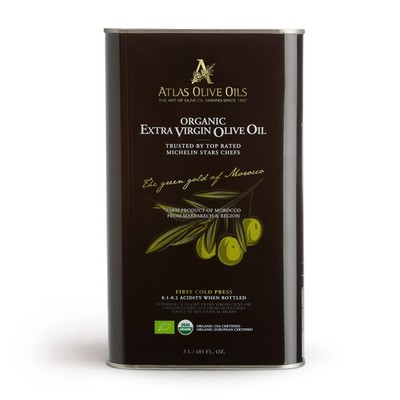 Atlas 3 LT Organic Cold Press Extra Virgin Olive Oil with Polyphenol Rich