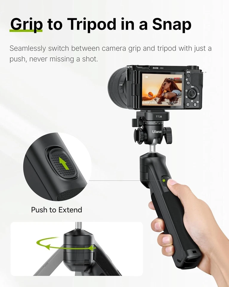 Portable One-Click Mini Tripod for DJI OSMO, Insta360 & More - Versatile Use - Image 4 of 4