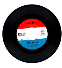 45RPM, JIM BRADY & SONICS ' GOODBYE / NEAR MY SOUL, EXC.  FOLK/ROCK 1960'S