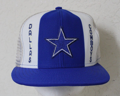 Vintage Dallas Cowboys NFL Snapback Hat AJD Lucky Stripes USA
