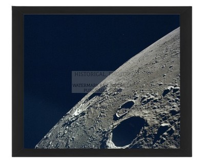 APOLLO 12 LUNAR NEARSIDE VIEW COPERNICUS REINHOLD FAUTH 1969 8X10 FRAMED PHOTO