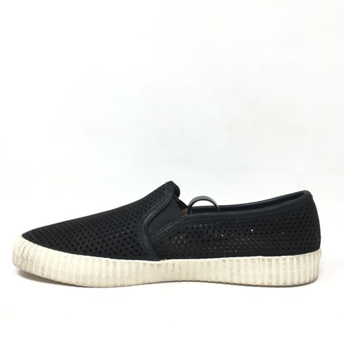Frye Camille Halbschuhe Sneaker Schuhe Damengröße 7 schwarz perforiertes Leder - Bild 8 von 9