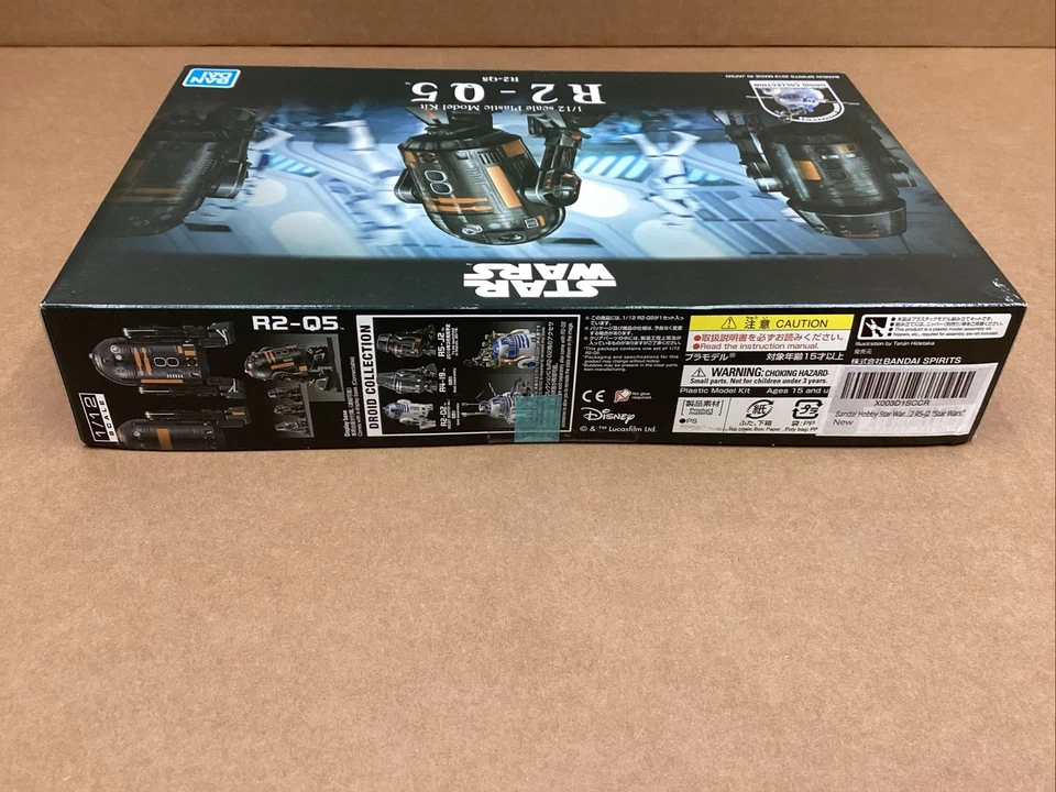 Kit Modelo Plástico Bandai Star Wars R2-Q5 Escala 1/12 Japón Nuevo Foto 4 de 4