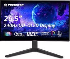 Acer Predator Gaming Monitor  26.5" WQHD 2560x1440 QD-OLED
