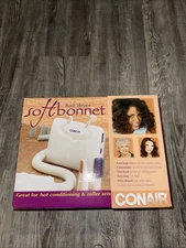 Soft Bonnet Hair Dryer Portable Hooded Conair Styling Cap Hood Vent Brush Volume