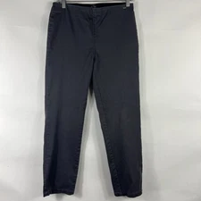 FDJ French Dressing Jeans Capri Pants Women's Size 6 Pull On Cropped Chino Gray