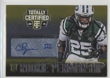2014 Panini Totally Certified Rookie Penmanship Gold 5/10 Calvin Pryor Auto 1s7