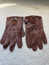 brown Men's large Nordstrom driving gloves