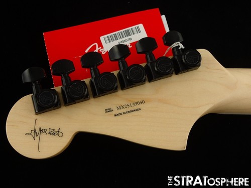 Fender JIM ROOT Jazzmaster V4 NECK & LOCKING TUNERS Bound Guitar Thin "C" Ebony - Picture 6 of 6