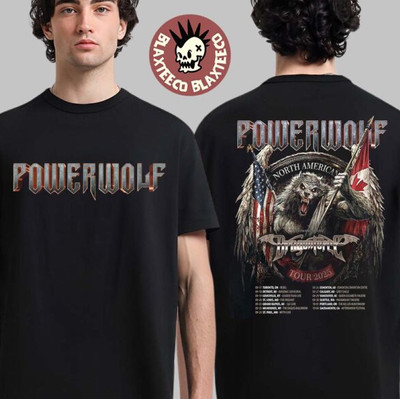 Powerwolf North American Tour 2025 The Wolf Returns Cities Dates Unisex T-Shirt