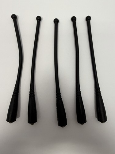 5x Motorola OEM 800 Flexible Whip Antenna 800 MHz XTS, HT, MT Red 178mm 7.25