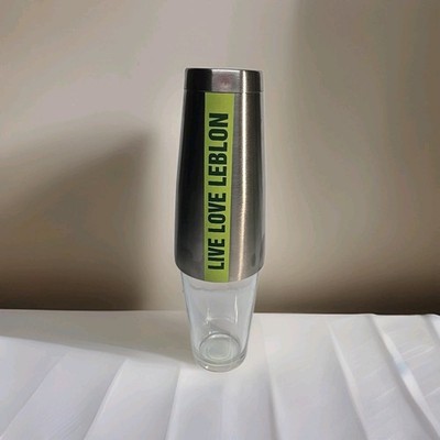 16oz Cocktail Shaker Bar Set - Drink Shaker Live Love Leblon Stainless & Glass