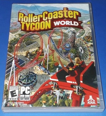 ROLLERCOASTER TYCOON World PC Game ATARI Windows 7 Complete CIB Thrill Rides