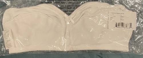 Reggiseno Fruit Of The Loom Donna A Coppa Morbida Cucita - Cotone, Nuovo Con Etichette - Foto 2