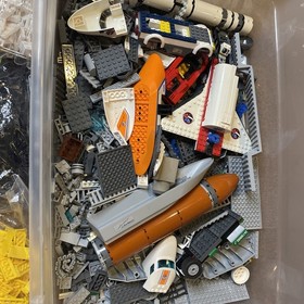 Huge Lot Of 2010s Lego City Incomplete Bulk Parts Pieces & Manuals 60080 60025