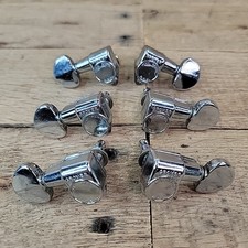 Grover Guitar Tuners Rotomatic Pat Pend USA 50s or 60s Used Set X6