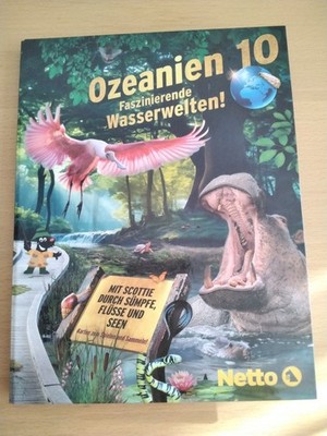Netto    Ozeanien 10   Sammelalbum Komplett mit allen 108 Karten 