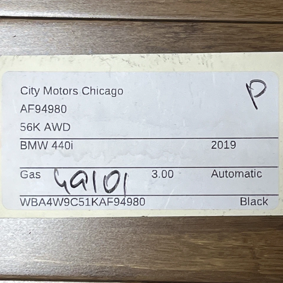 BMW 440i F32 M 2015-2020 equipamiento placa umbral puerta izquierda y derecha moldura OEM NOTA Foto 2 de 4