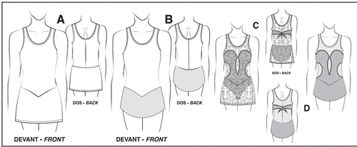 Jalie 3240 Tank Skating Dress w/2 Skirt Options, Attached Panty Sewing Pattern - Picture 2 of 4