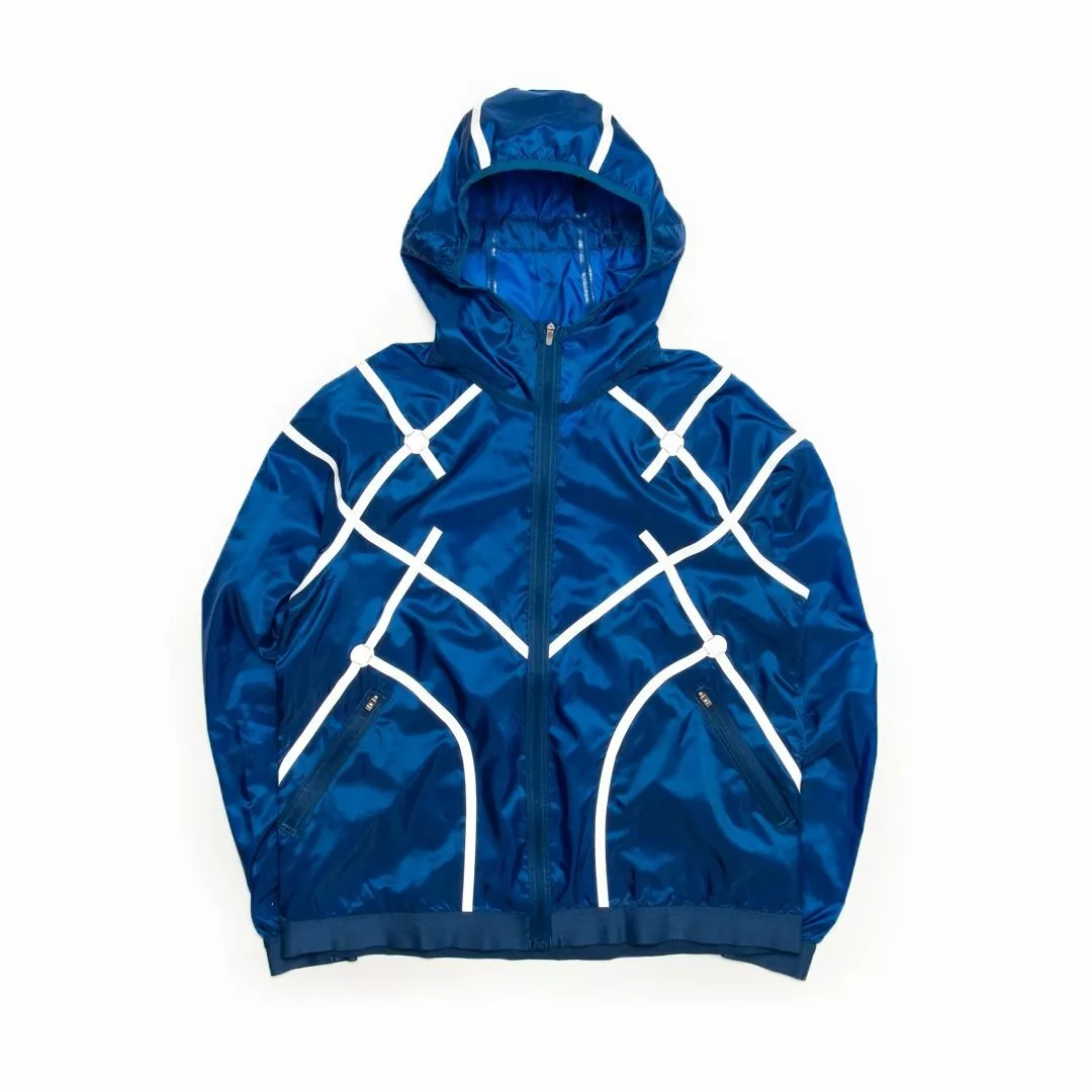 Blue reflective hotsell jacket