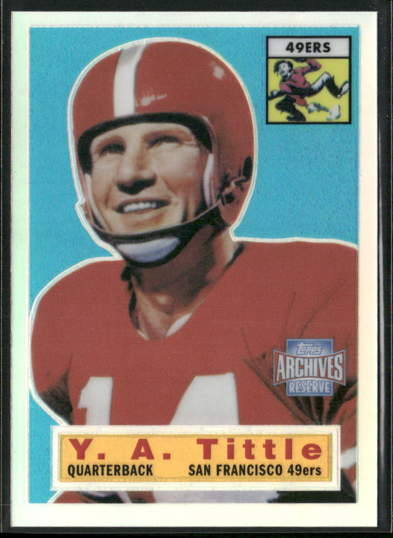 Y.A. Tittle 2001 Topps Archives Reserve #81 - San Francisco 49ers