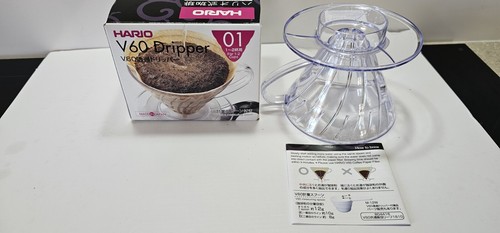 Hario V60 Dripper - Plastic 01 Size 1-2 Cups Coffee Dripper Japan - Picture 6 of 9