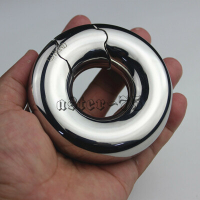 Stainless Steel Ring Ball Stretcher Scrotum Restraint Testicular Chastity Device