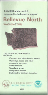 USGS 1:25000 edition topographic map Washington Belleview North