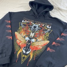 Sonic Temple Ohio 2023 Concert Pull Over Hoodie Men's Large Foo Fighters Kiss