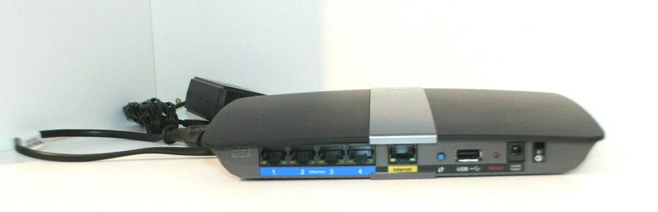 Cisco Linksys E4200 450 Mbps 4-Port 1000 Mbps Funk Router (E4200-EW) , gebraucht - Bild 2 von 4