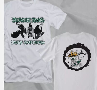 Beastie Boys Band Check Your Head Retro Style Double Sided T-Shirt