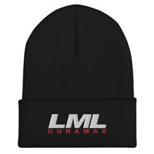 LML Duramax Hat, Diesel Truck Winter Hat Cuffed Beanie