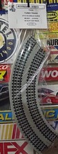 TYCO TURBO-TRAINS, 9" R 1/4 CIRCLE CURVE HO SLOT CAR TRACK, 5831, 2-PACK 