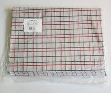 Flannel Plaid Print Tissue Paper Bulk 200 Sheet Pack 20 x 30 Red Gray Stripe 