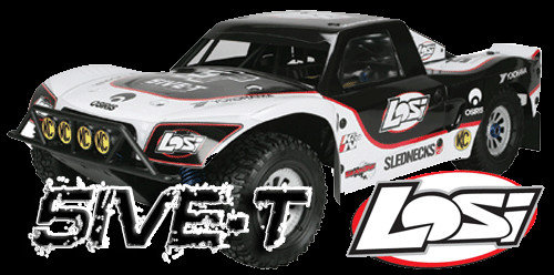 TEAM LOSI 5IVE-T 2.0 5IVET 5th SCALE BLACK ABS REAR WHEEL WELLS BY FULLFORCE RC