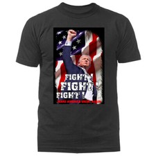 Donald Trump Rally Shooting Trump 2024 Fight Political T-shirt