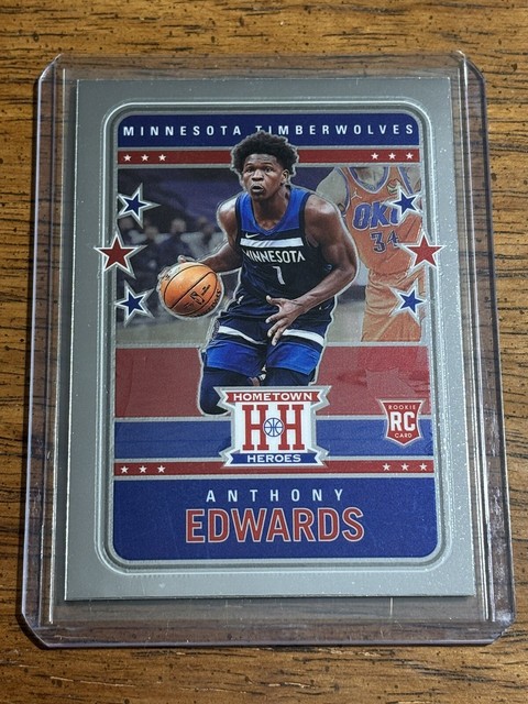 2020-21 Panini Chronicles Hometown Heroes Optic #546 Anthony Edwards Rookie RC