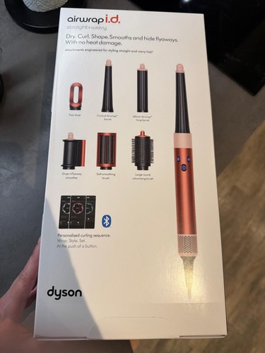 Dyson Airwrap i.d. Multi-Styler and Dryer Straight+Wavy HS08 Bronze 220V-240V