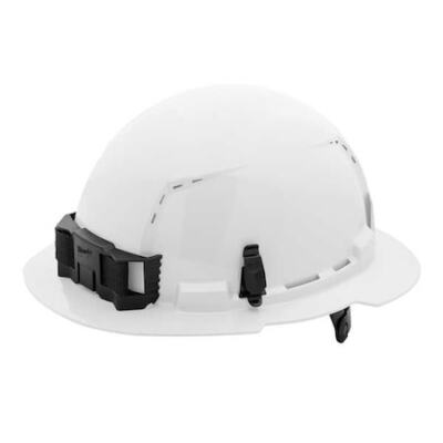 Milwaukee Tool 48-73-1221 Full Brim Hard Hat, Bolt, Hdpe, 6 Point Swing
