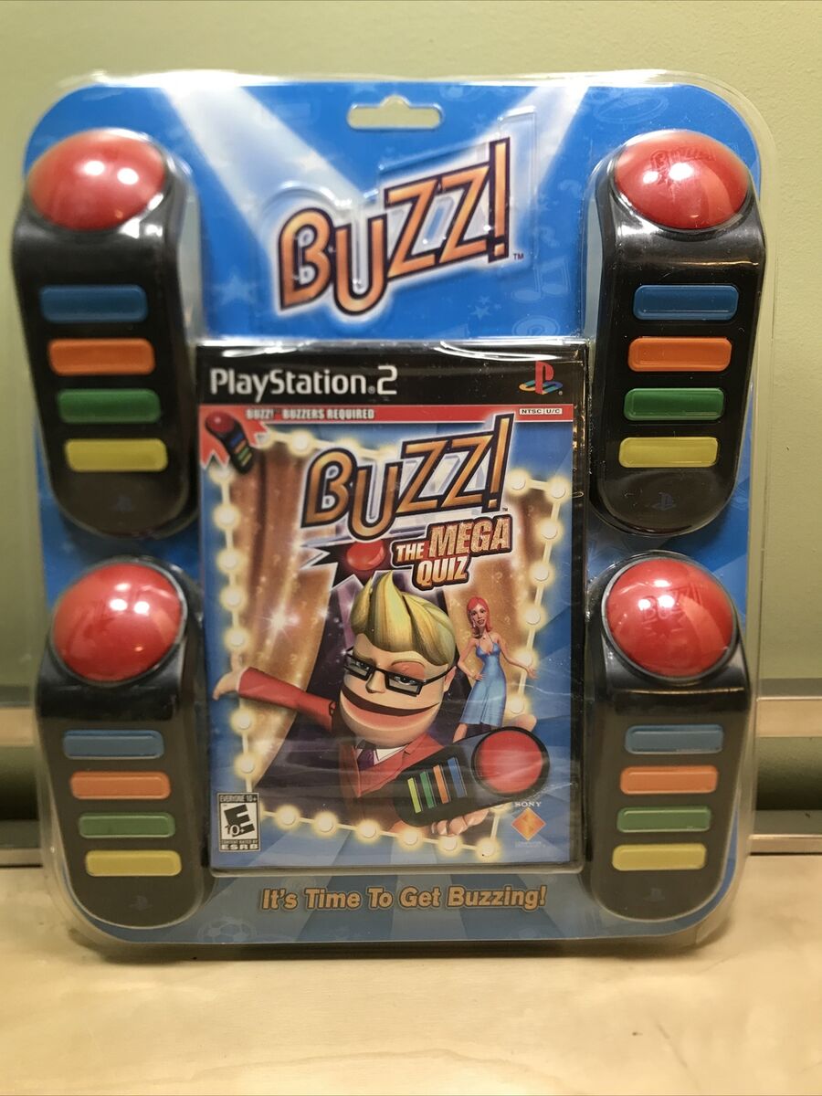  BUZZ: The Mega Quiz Bundle - PlayStation 2 : Video Games