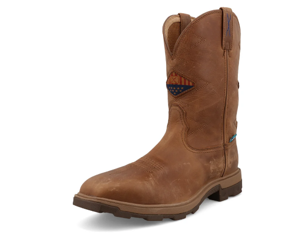lonerダブルニー Twisted X Men's Tech X Nano Square Toe Ultra lite Waterproof Boot