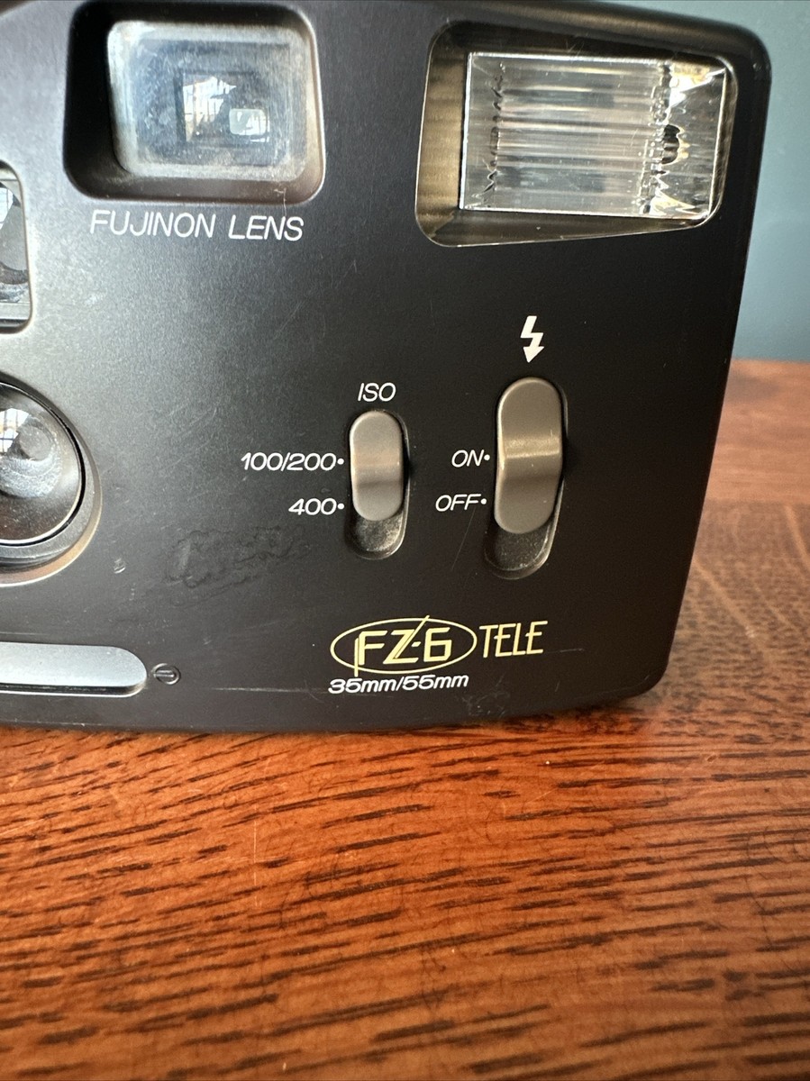 Fuji FZ-6 Tele Fujifilm 35mm Film Camera 35mm/55mm Lens | eBay