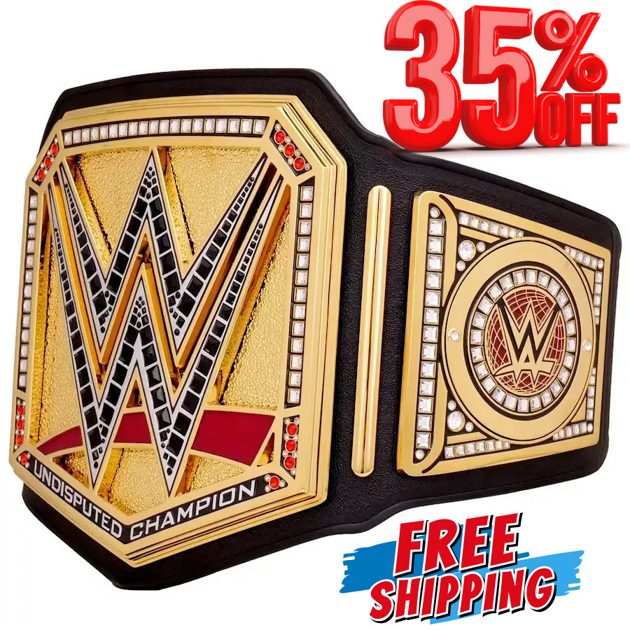 NEW UNDISPUTED CHAMPIONSHIP UNIVERSAL REPLICA BELT 8MM Zinc ADULT SIZE