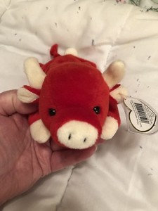Ty Beanie Babies Snort The Red Bull 1995
