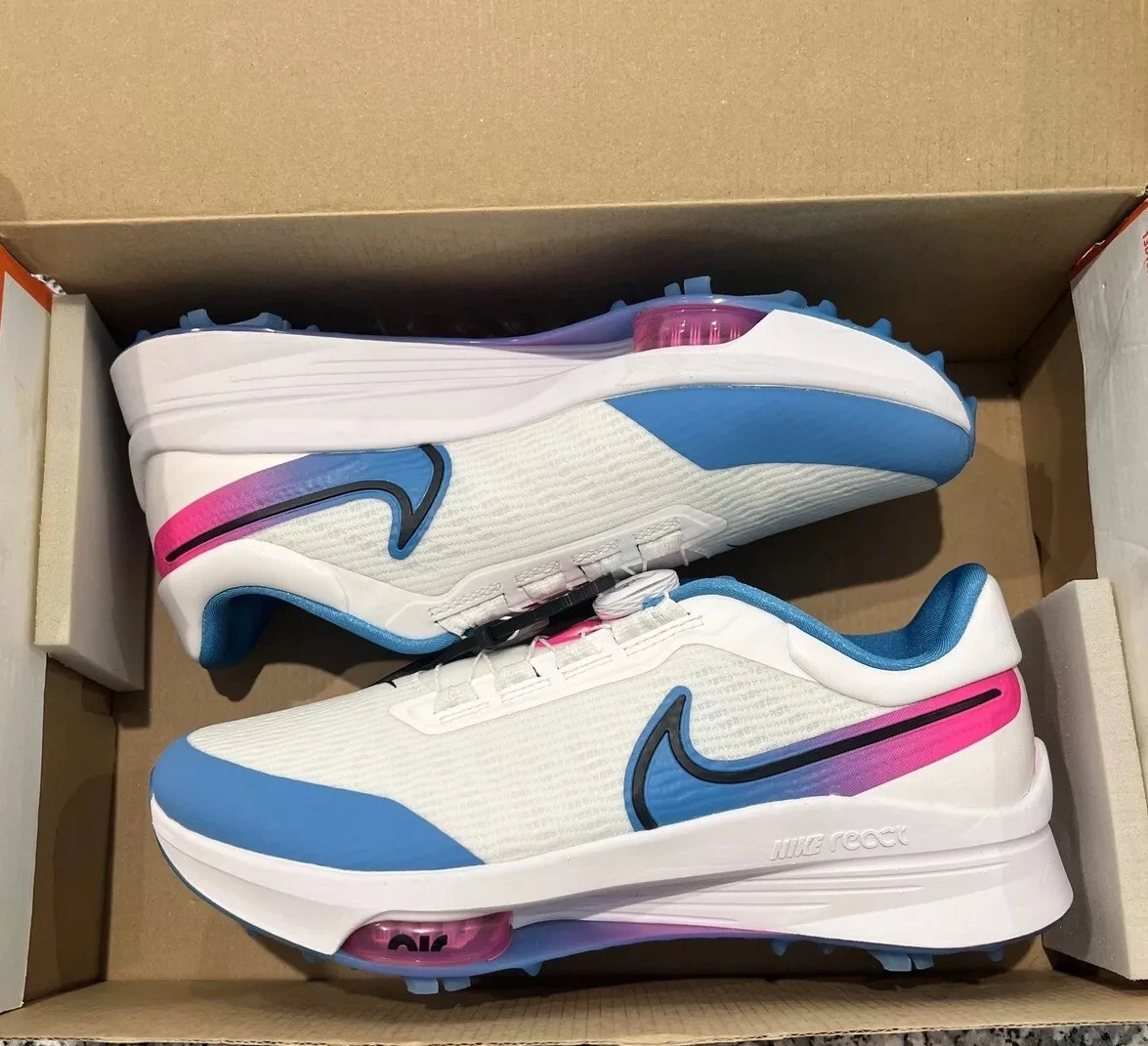 Nike Air Zoom Infinity Tour NEXT% Boa Wide White Aurora Blue Pink