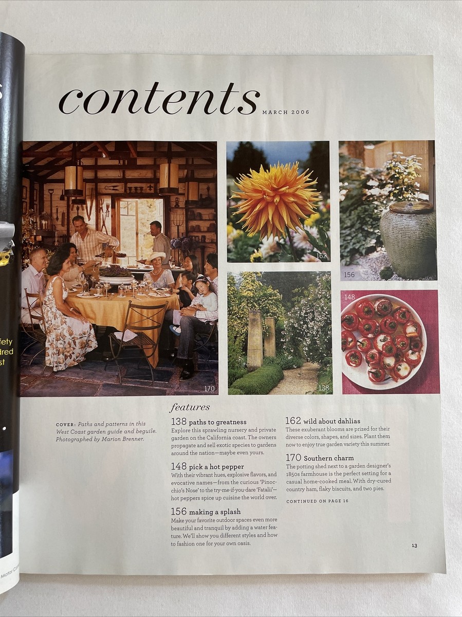 2006 March, Martha Stewart LIVING Magazine, Gardening Issue (MH267